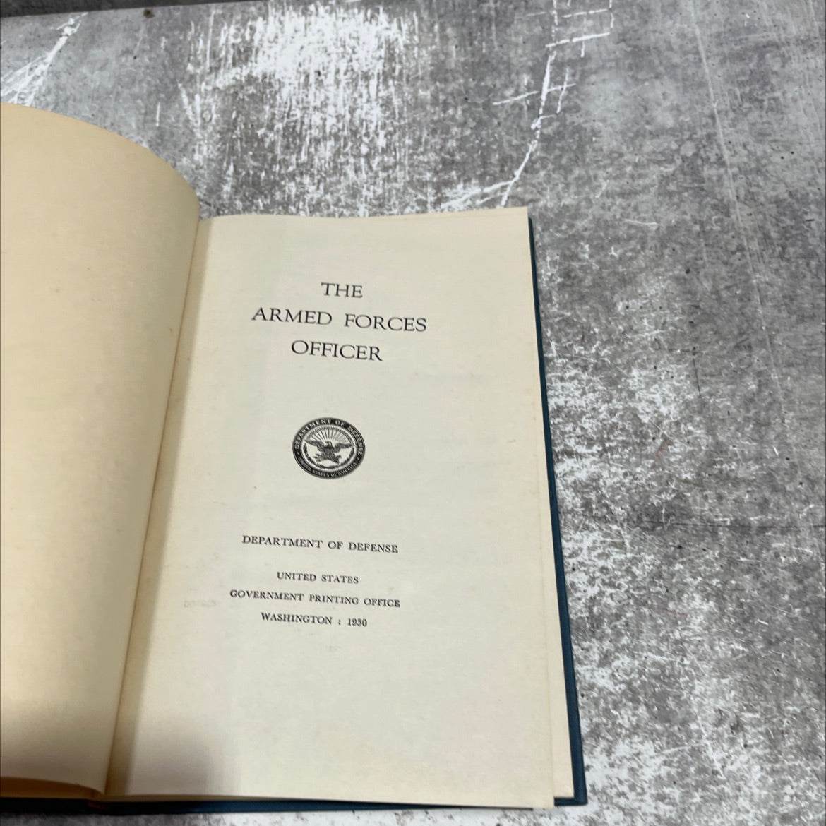 the armed forces officer book, by unknown, 1950 Hardcover image 2