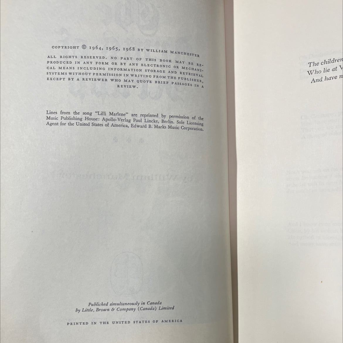 the arms of krupp 1587-1968 book, by william manchester, 1968 Hardcover image 3