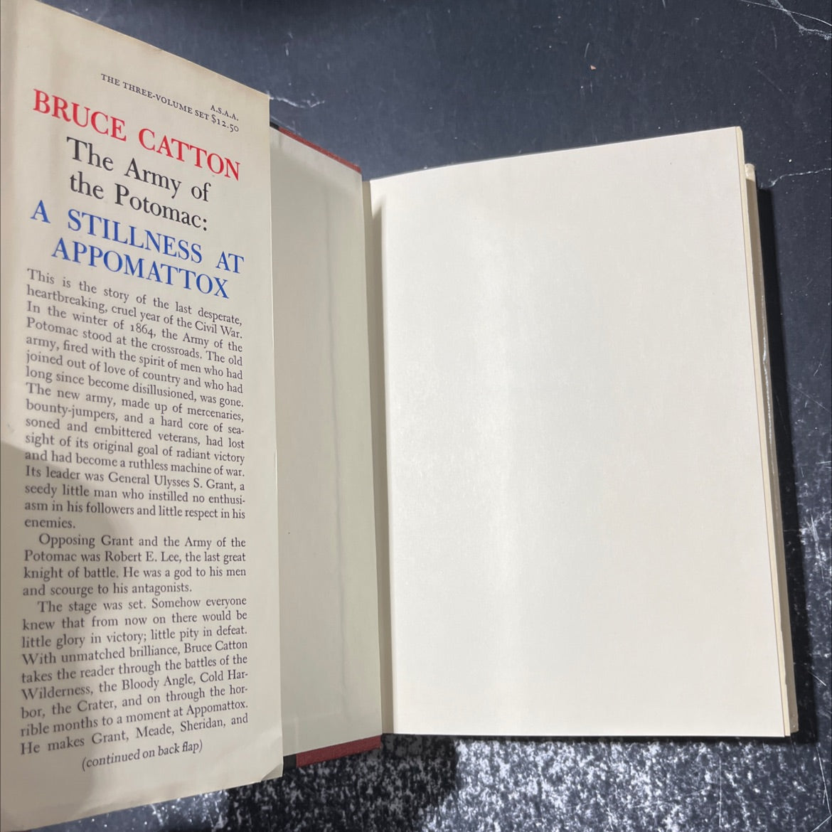 the army of the potomac a stillness at appomattox book, by bruce catton, 1953 Hardcover image 4