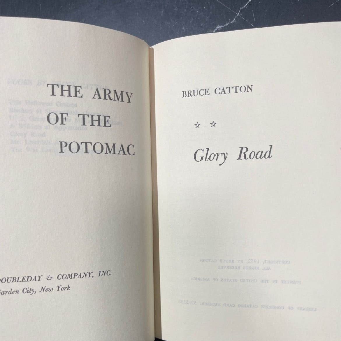 the army of the potomac book, by bruce catton, 1952 Hardcover image 2