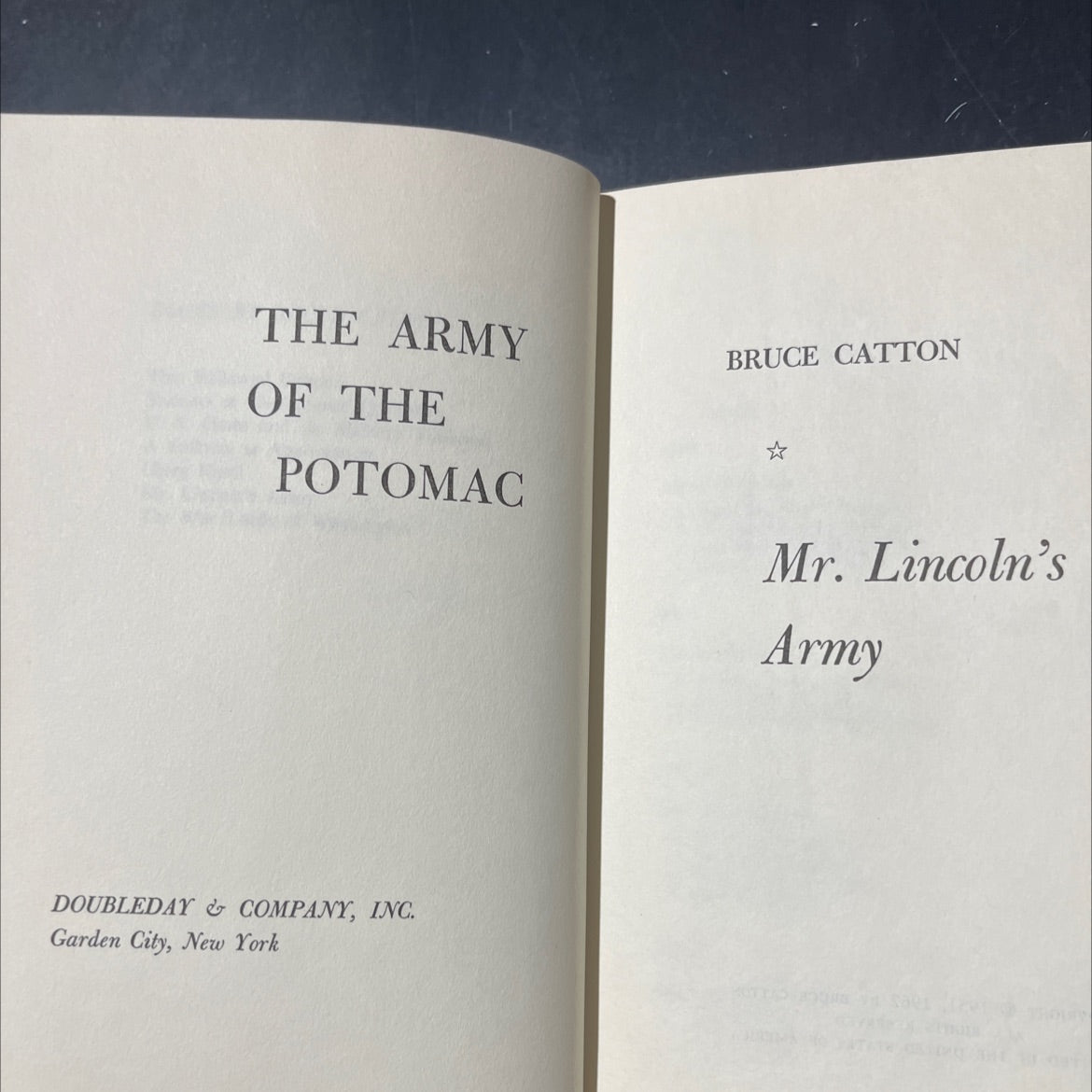 the army of the potomac book, by bruce catton, 1962 Hardcover image 2