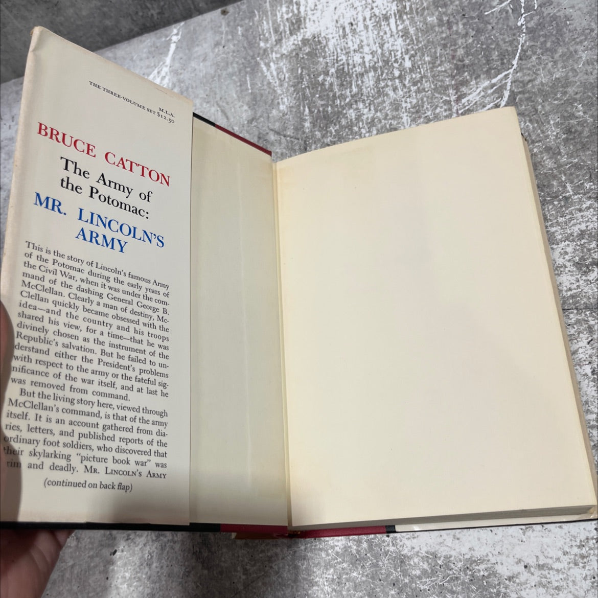 the army of the potomac book, by bruce catton, 1962 Hardcover image 4