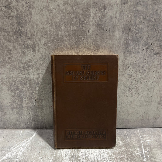 the art and science of selling volume ix nsta selecting and securing the position book, by national salesmen's training image 1