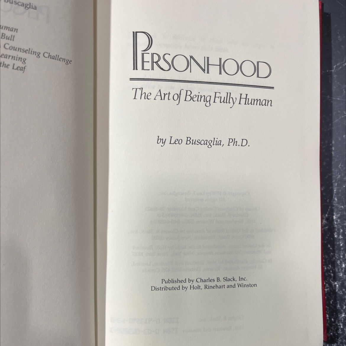 the art of being fully human book, by leo buscaglia, ph.d., 1978 Hardcover image 2