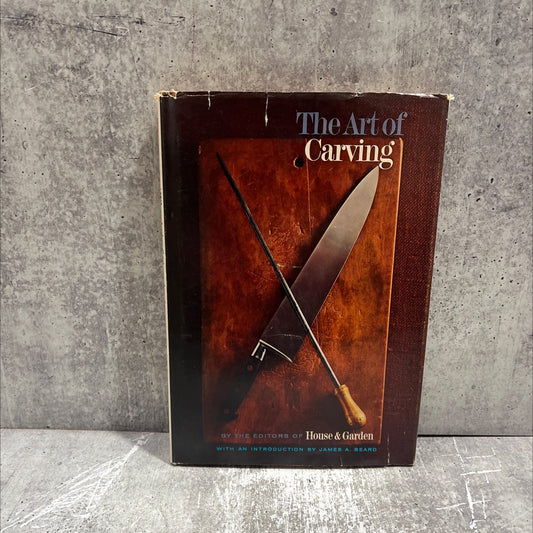 the art of carving book, by editors of house & garden, 1963 Hardcover image 1