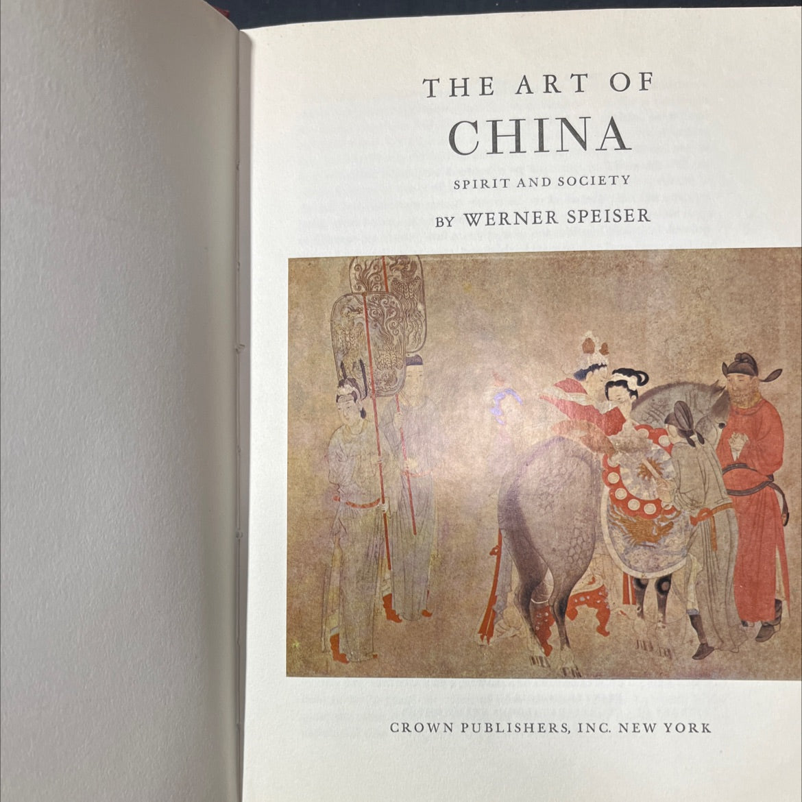 the art of china spirit and society book, by werner speiser, 1960 Hardcover image 2