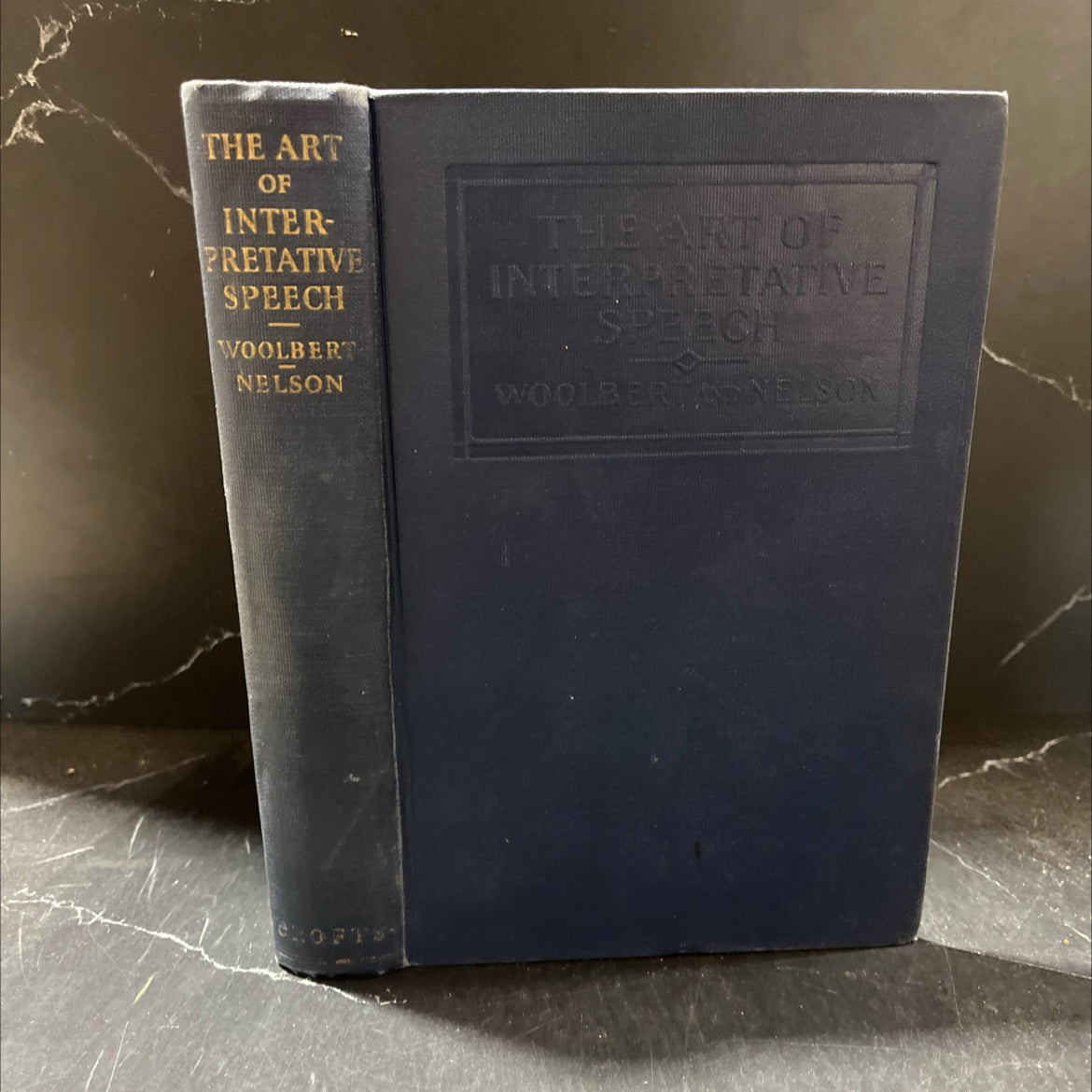 the art of interpretative speech principles and practices of effective reading book, by charles h. woolbert, severina image 1