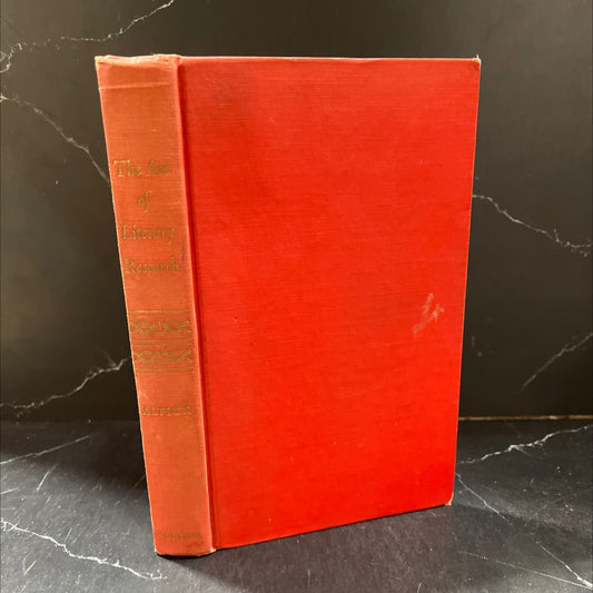 the art of literary research book, by richard d. altick, 1963 Hardcover image 1