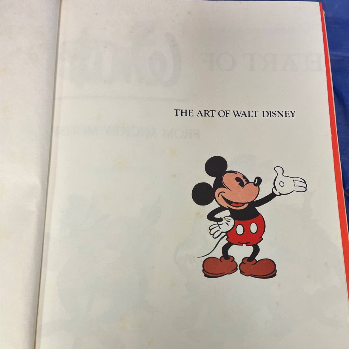 the art of walt disney book, by christopher finch, 1975 Hardcover image 2