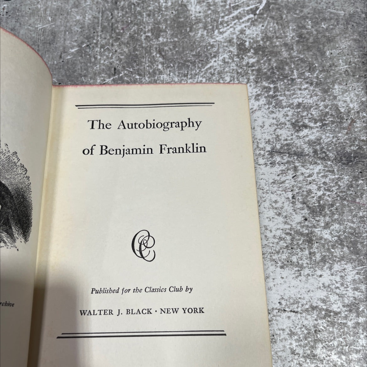 the autobiography of benjamin franklin book, by benjamin franklin, 1941 Hardcover image 2