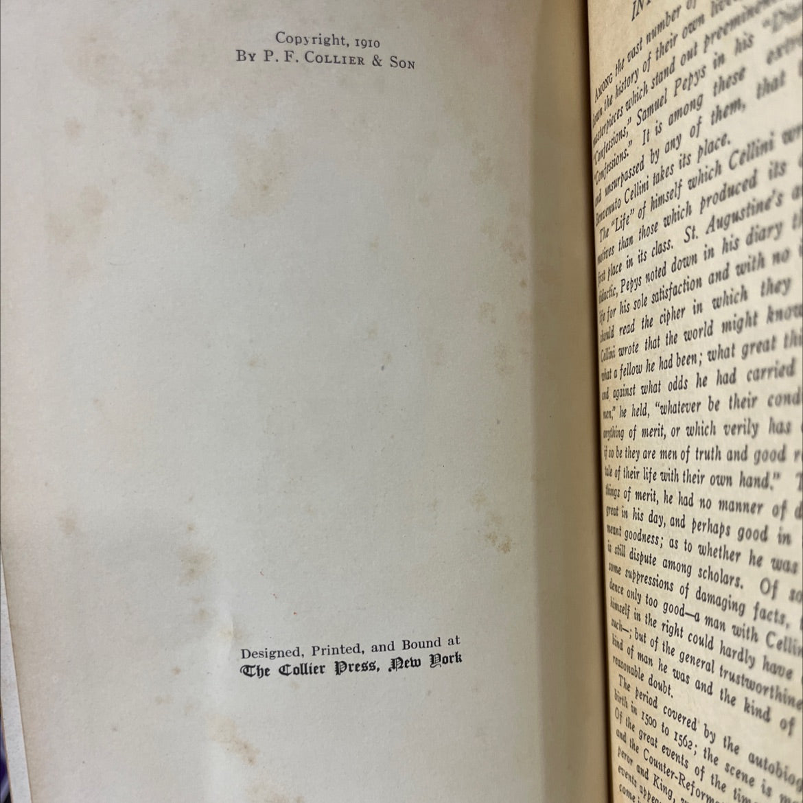 the autobiography of benvenuto cellini book, by benvenuto cellini, 1910 Hardcover image 3
