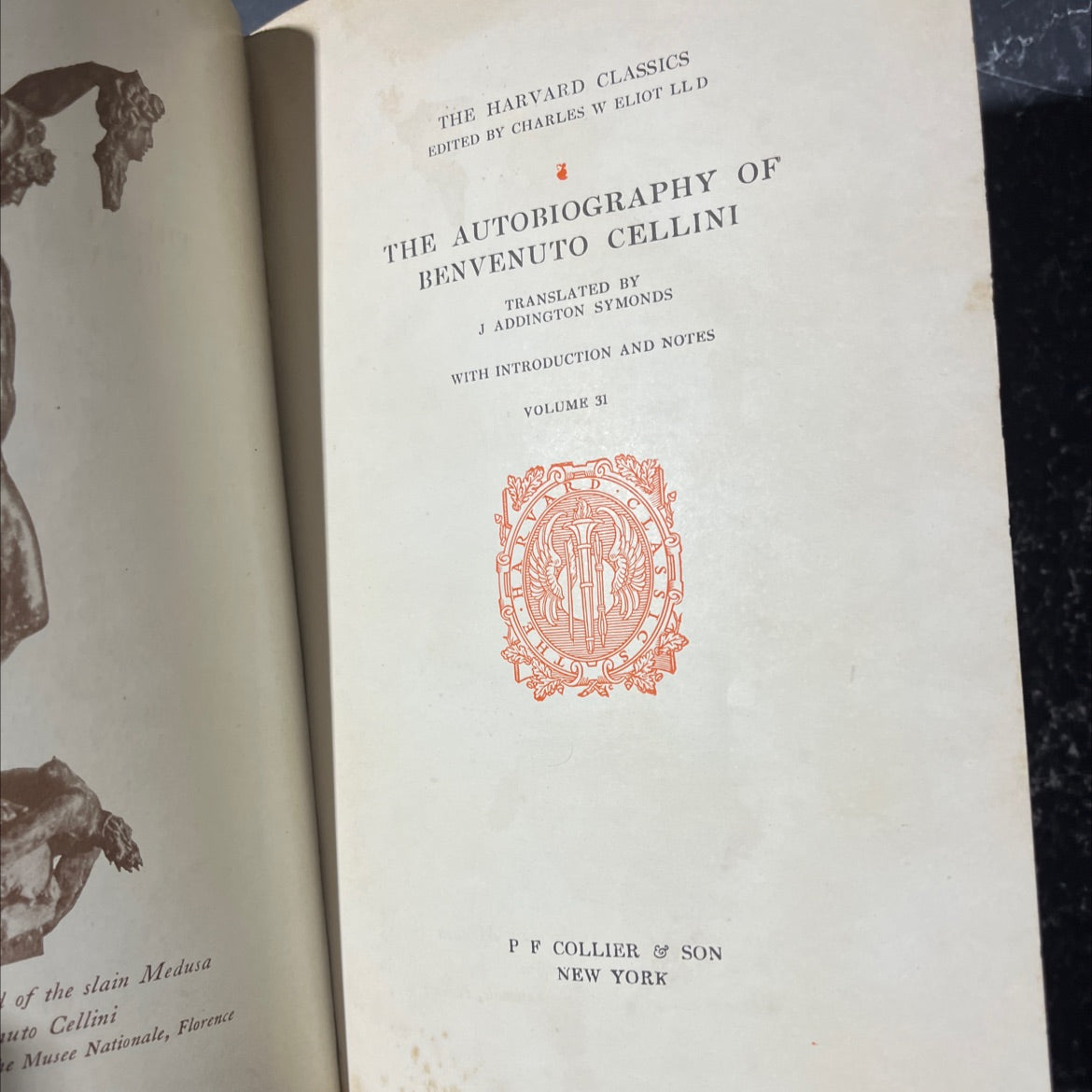 the autobiography of benvenuto cellini book, by benvenuto cellini, 1910 Hardcover image 2