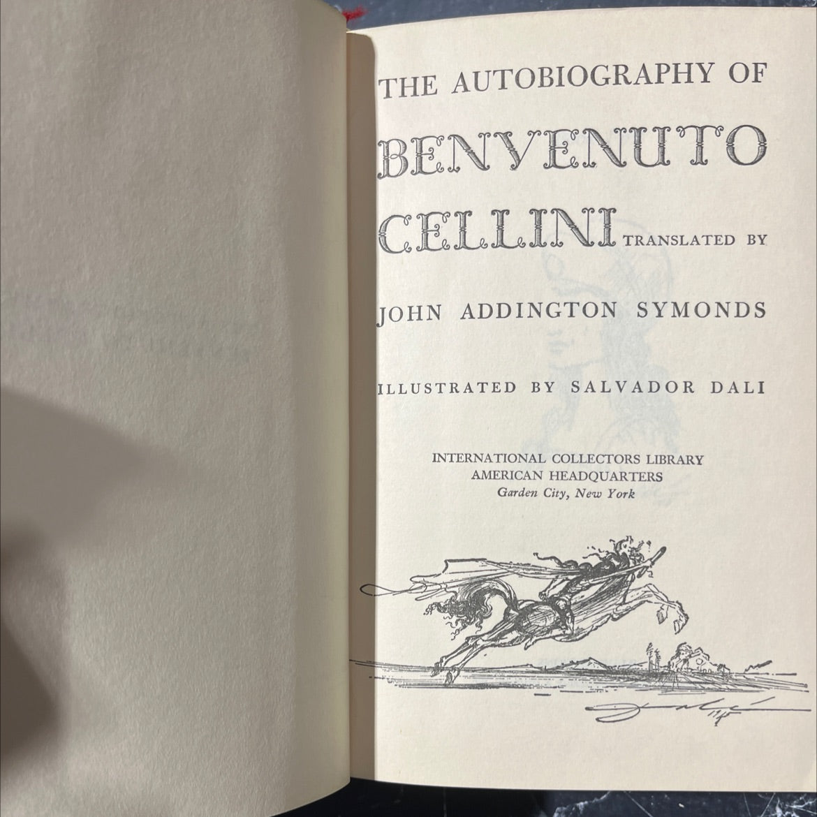 the autobiography of benvenuto cellini book, by benvenuto cellini, 1946 Hardcover image 2