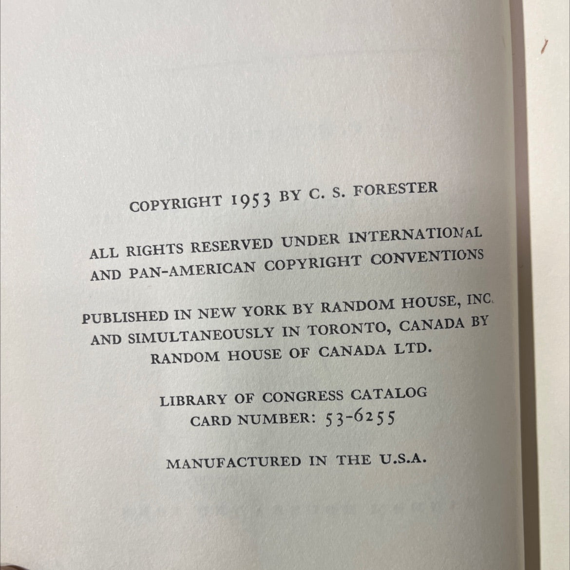 the barbary pirates book, by c. s. forester, 1953 Hardcover image 3