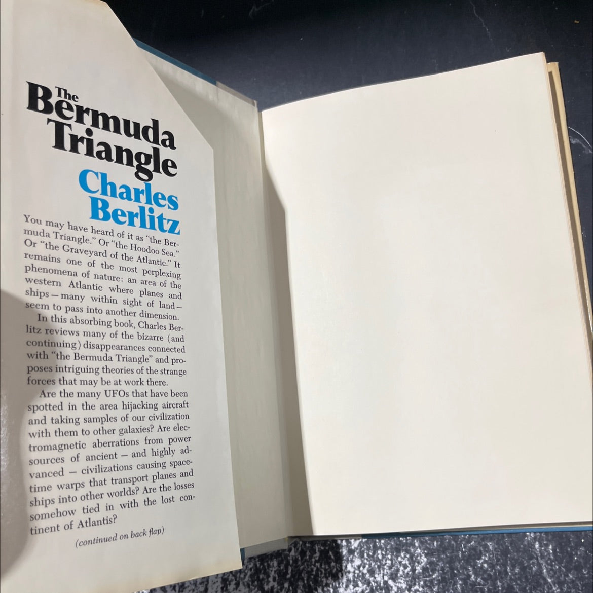 the bermuda triangle book, by Charles Berlitz, 1974 Hardcover image 4