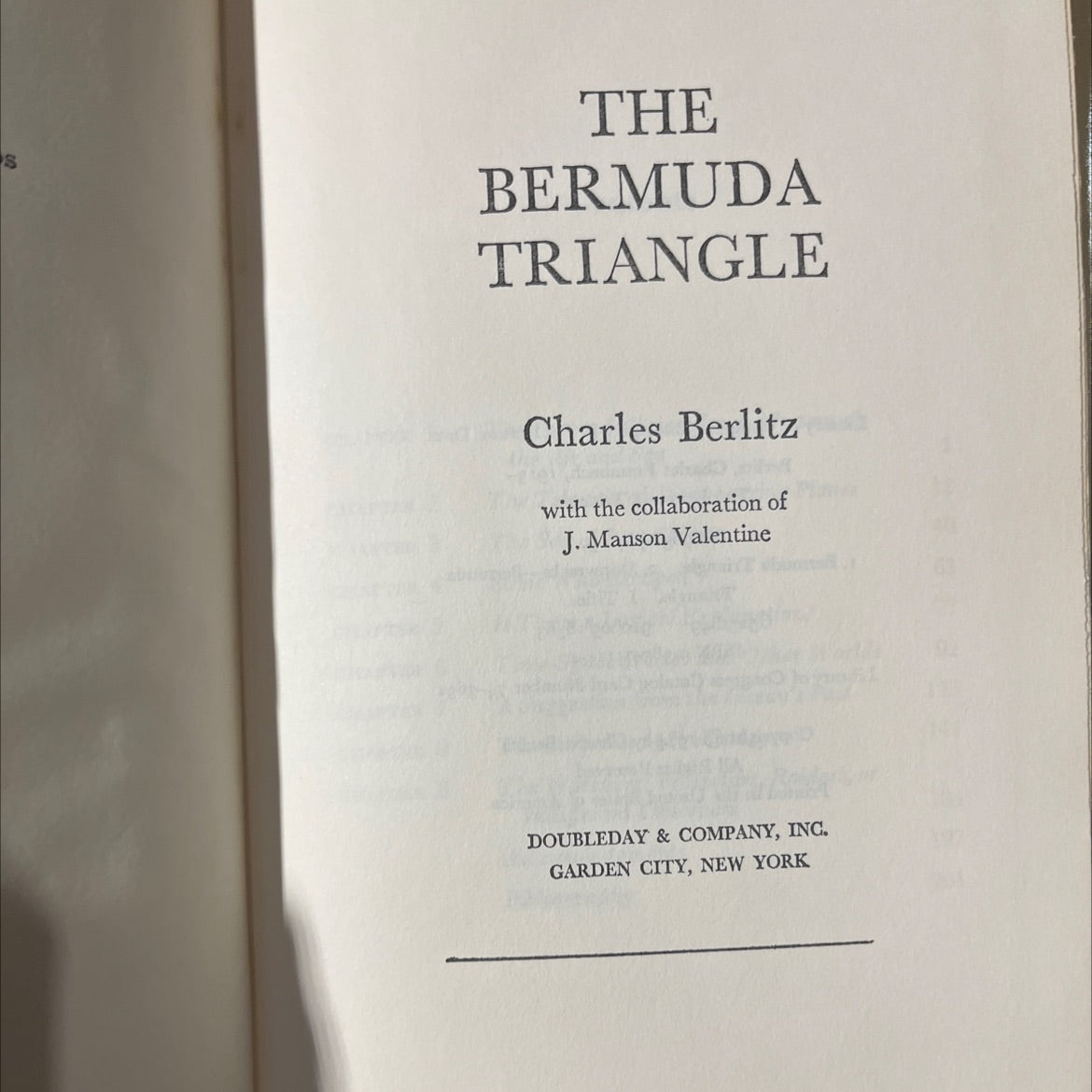 the bermuda triangle book, by Charles Berlitz, 1974 Hardcover image 2