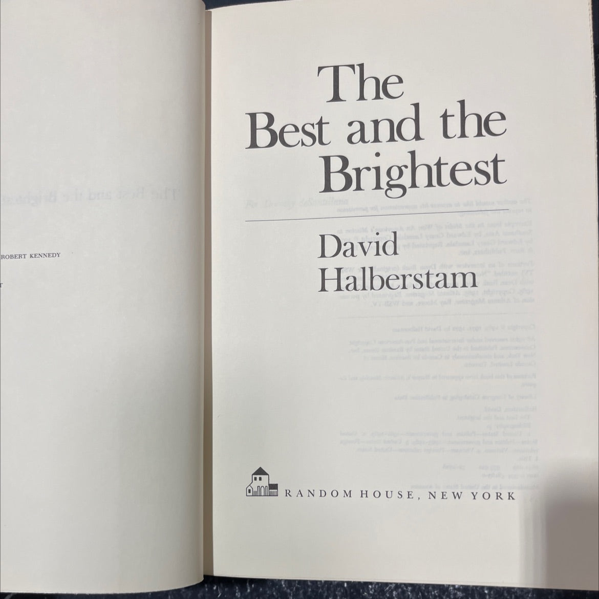 the best and the brightest book, by david halberstam, 1972 Hardcover image 2
