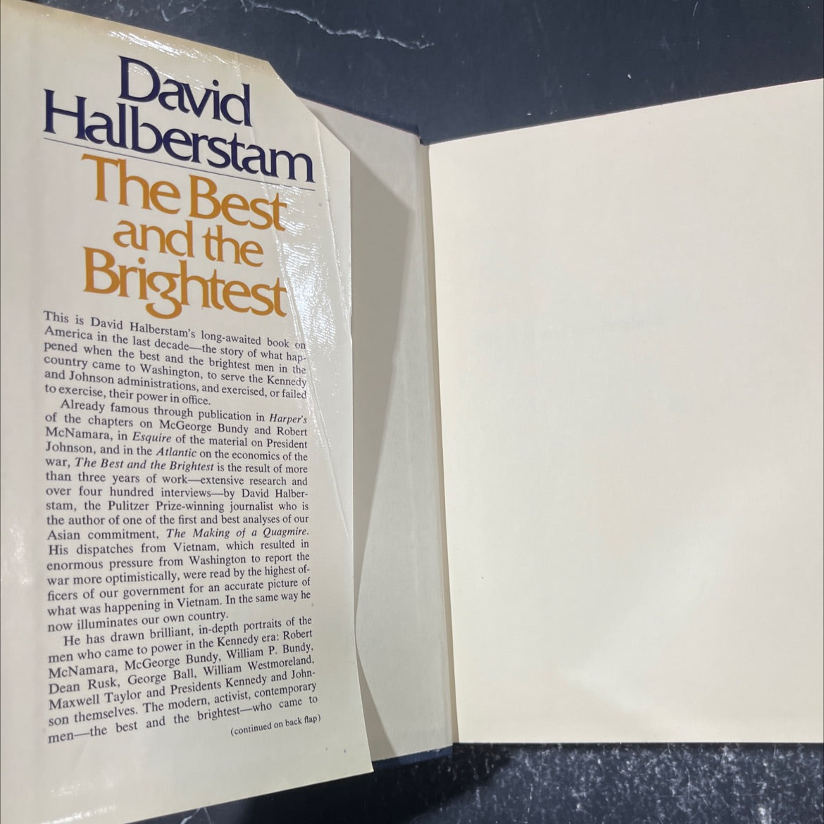 the best and the brightest book, by david halberstam, 1972 Hardcover image 4