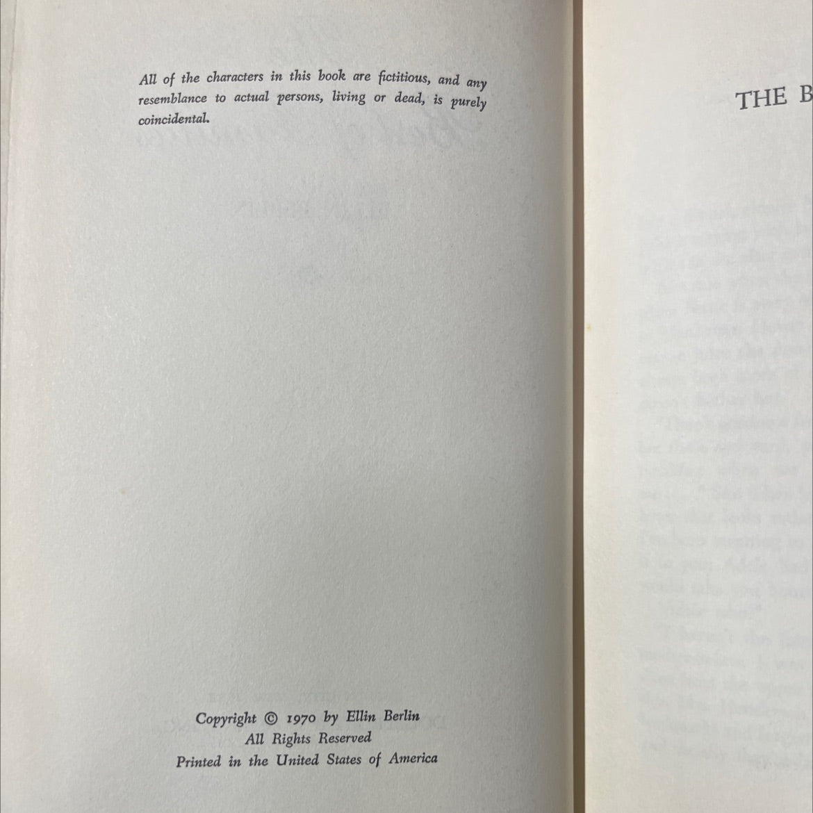 the best of families book, by ellin berlin, 1970 Hardcover image 3