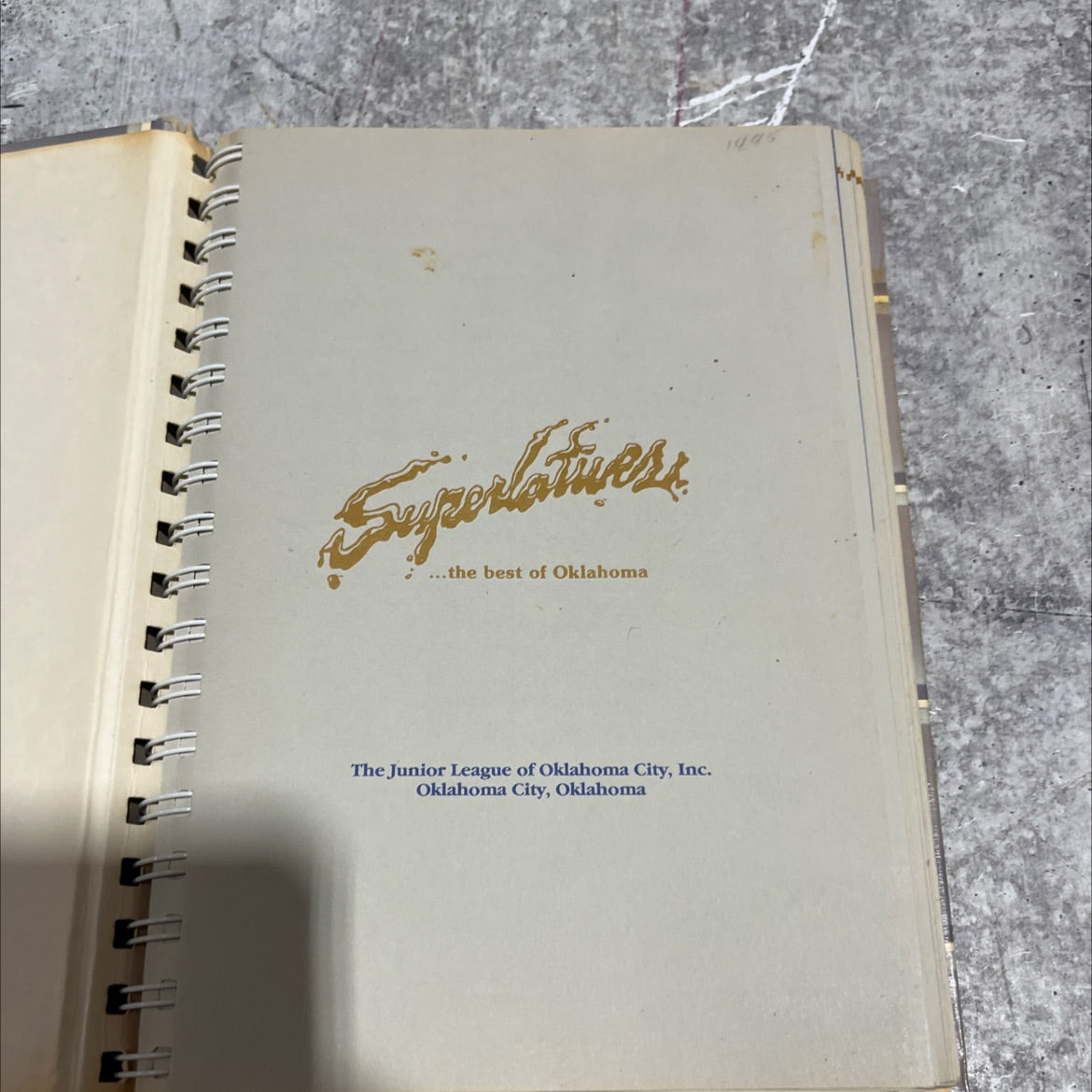 the best of oklahoma book, by The Junior League of Oklahoma City, Inc., 1984 Hardcover image 2