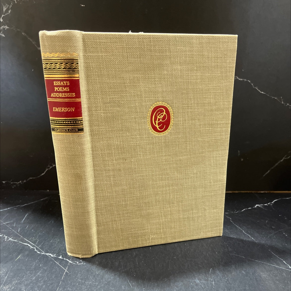 the best of ralph waldo emerson essays • poems addresses book, by ralph waldo emerson, 1941 Hardcover image 1