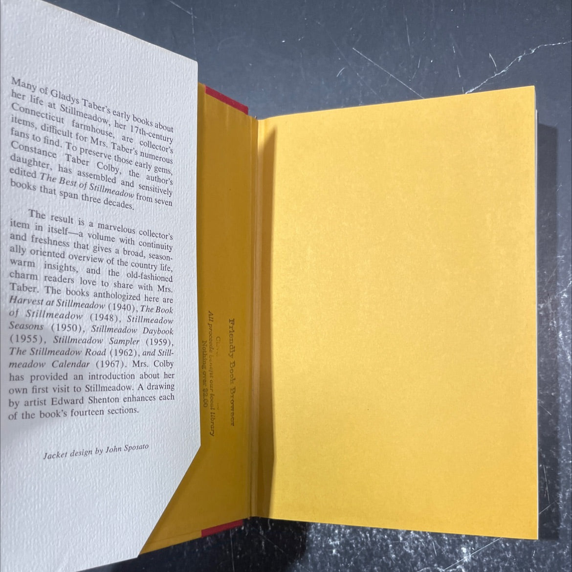 the best of stillmeadow: a treasury of country living book, by gladys taber, 1976 Hardcover image 4