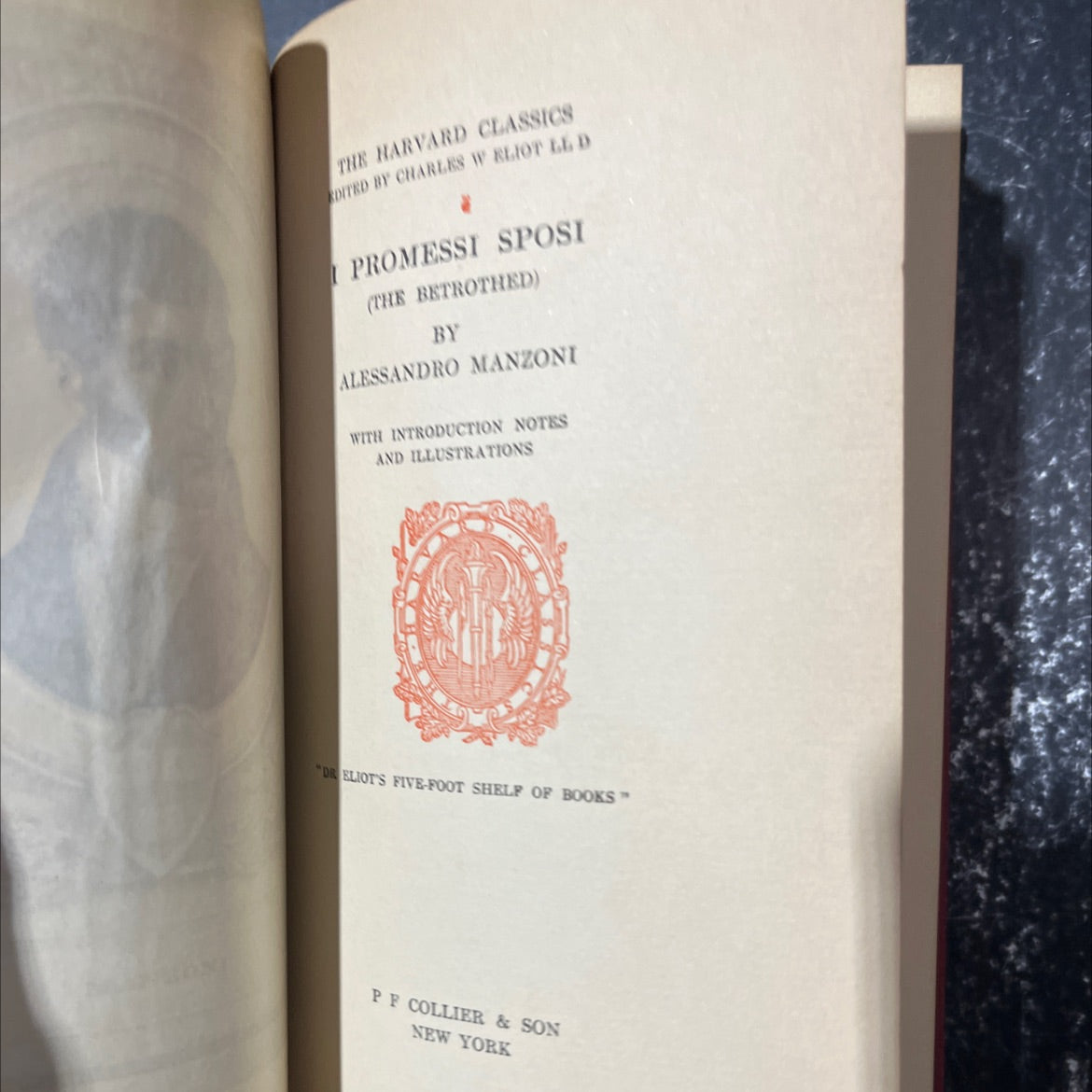 the betrothed book, by alessandro manzoni, 1909 Hardcover image 2