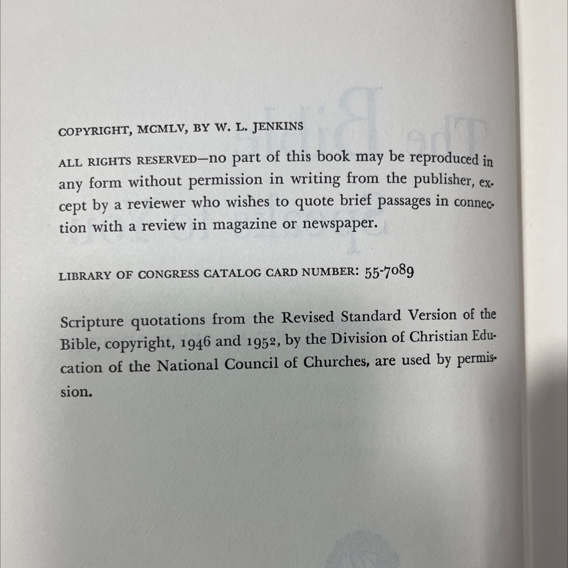 the bible speaks to you book, by robert mcafee brown, 1955 Hardcover image 3