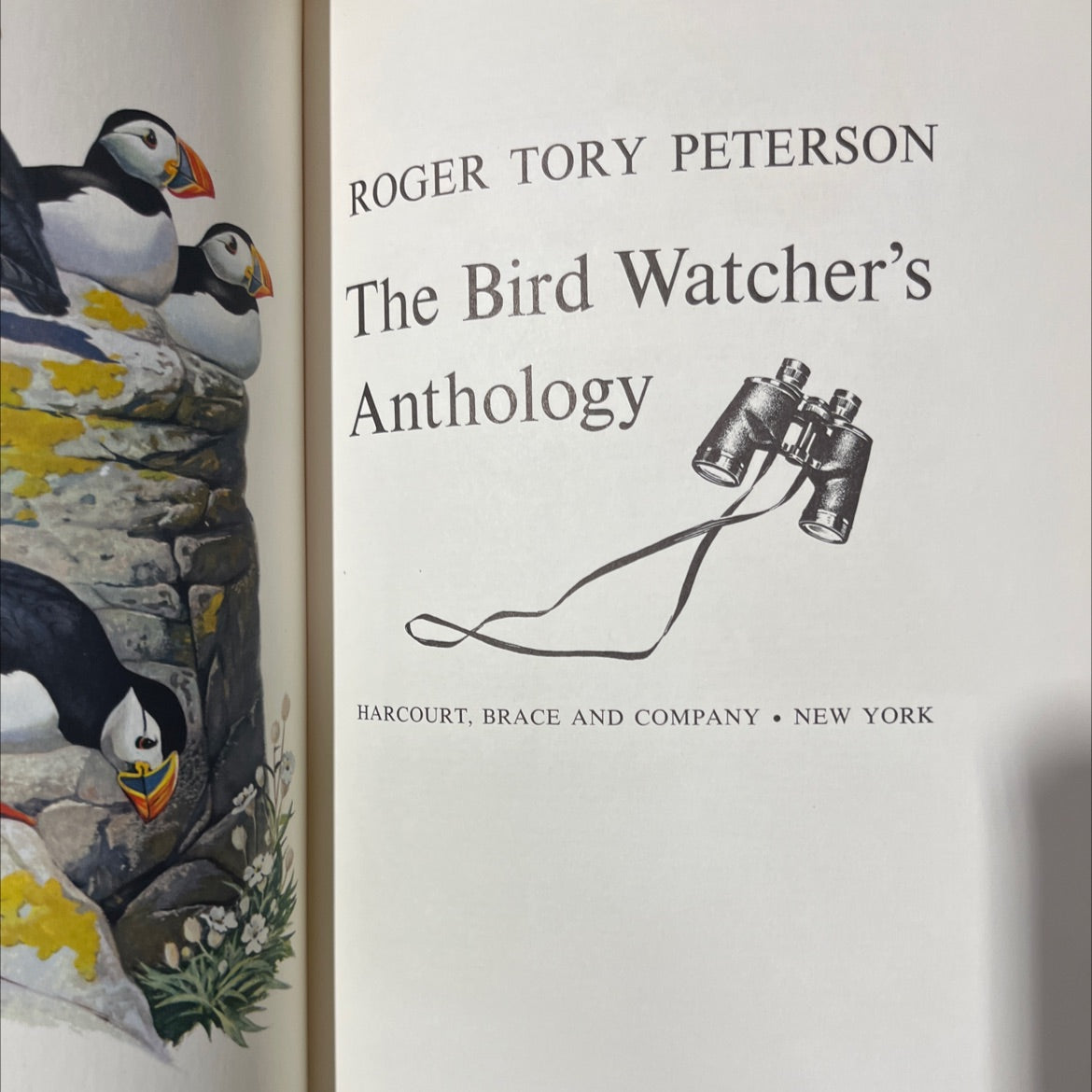 the bird watcher's anthology book, by roger tory peterson, 1957 Hardcover image 2