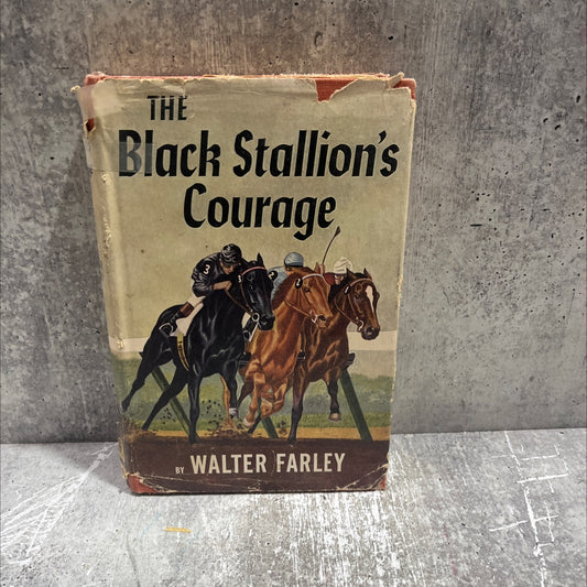 the black stallion's courage book, by Walter Farley, 1956 Hardcover image 1