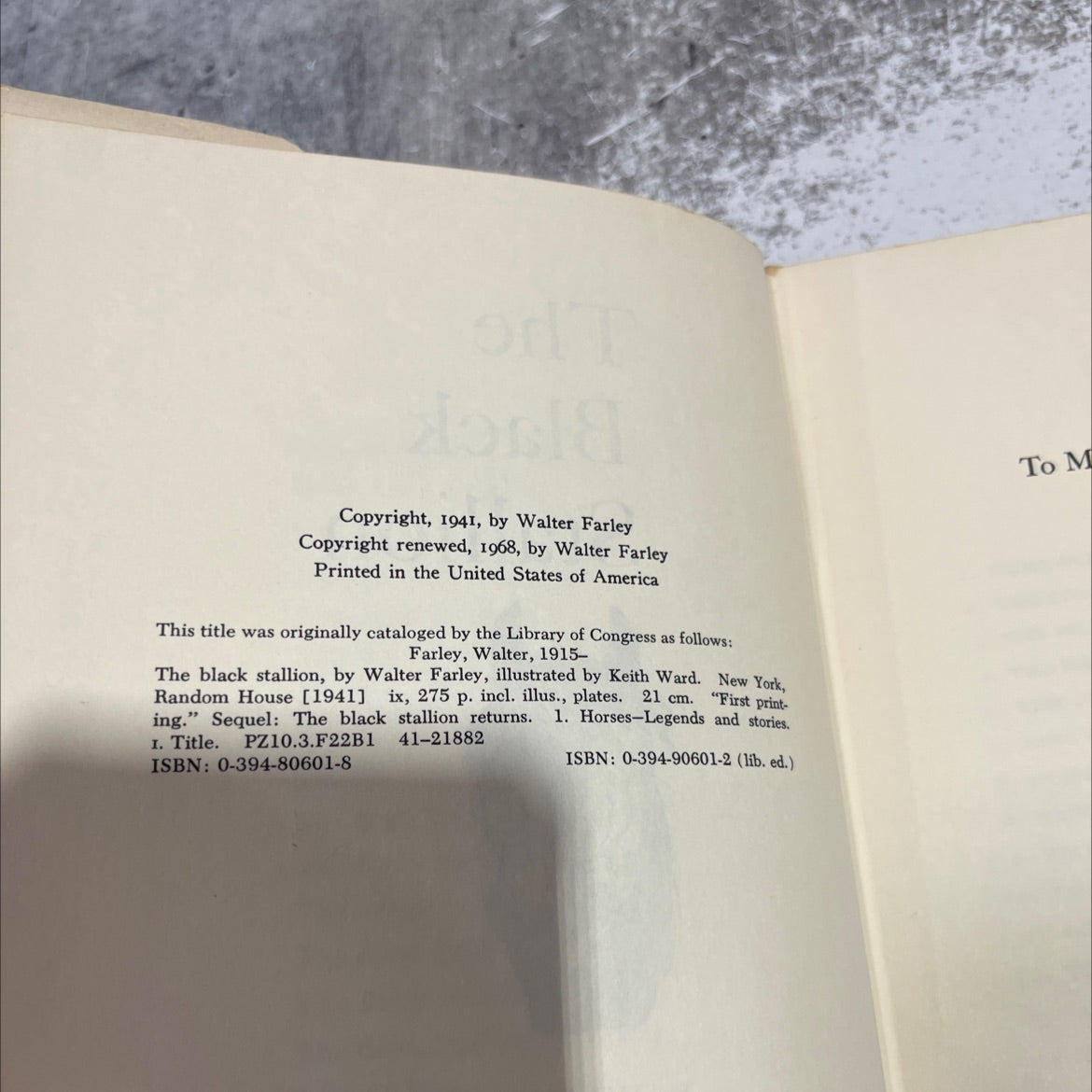 the black stallion book, by Walter Farley, 1968 Hardcover image 3