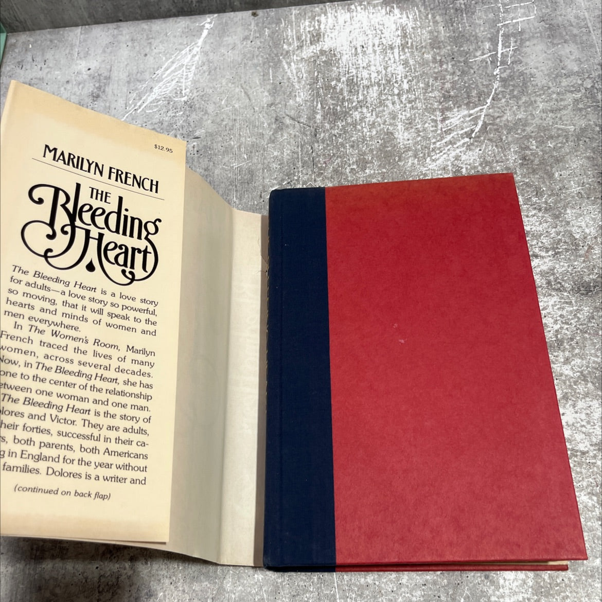 the bleeding heart book, by Marilyn French, 1980 Hardcover image 4