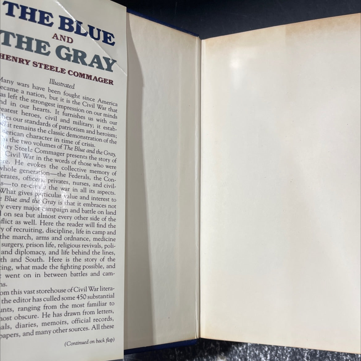 the blue and the gray book, by Henry Steele Commager, 1982 Hardcover image 4