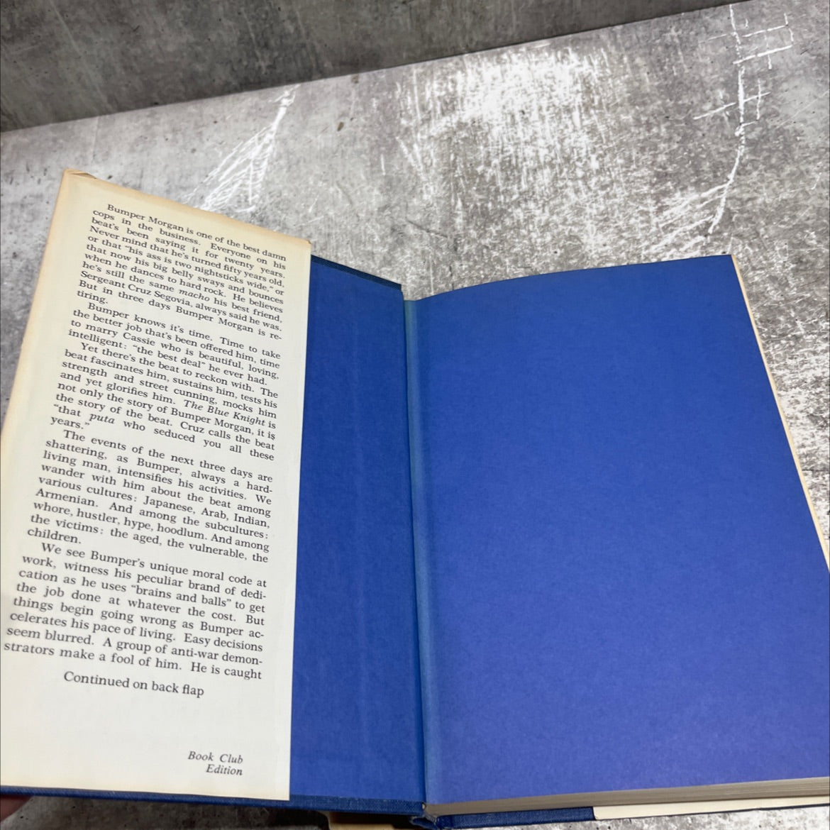 the blue knight book, by joseph wambaugh, 1972 Hardcover image 4