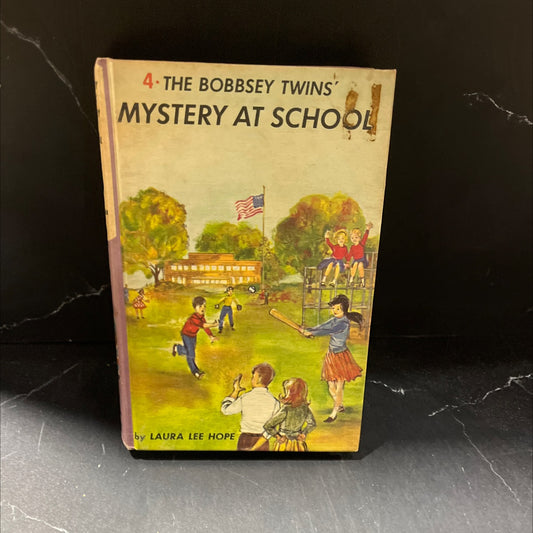 the bobbsey twins' mystery at school book, by laura lee hope, 1962 Hardcover image 1