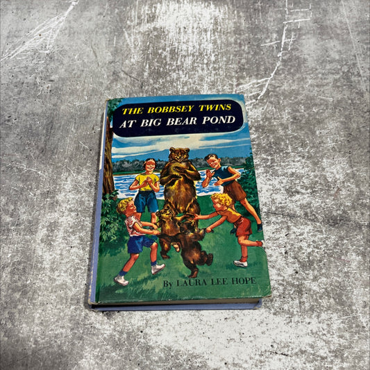 the bobbsey twins at big bear pond book, by laura lee hope, 1958 Hardcover image 1