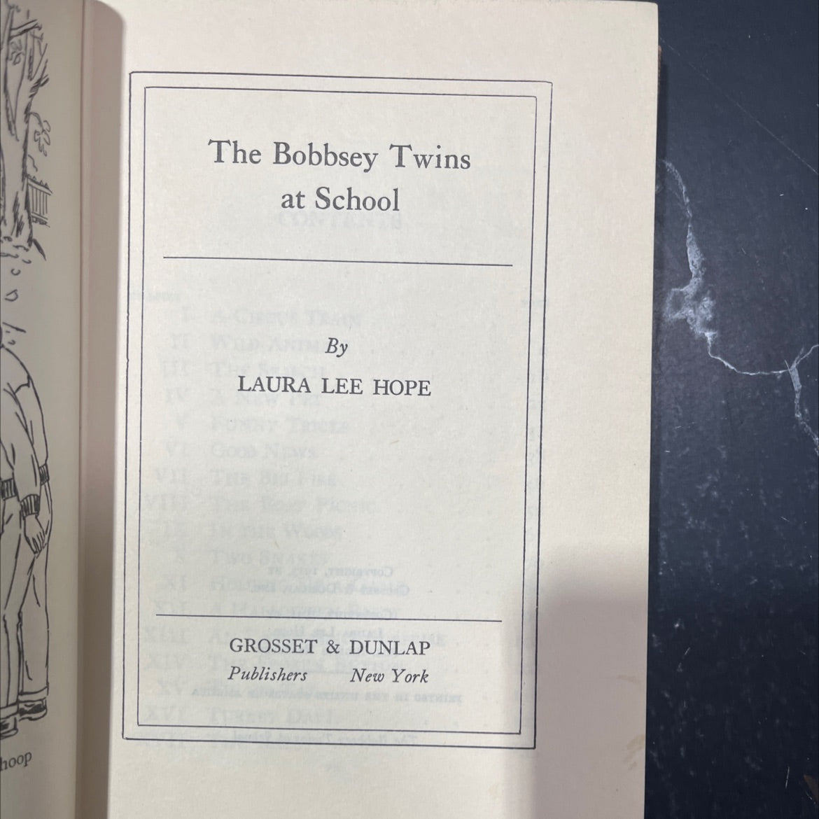 the bobbsey twins at school book, by laura lee hope, 1941 Hardcover image 2