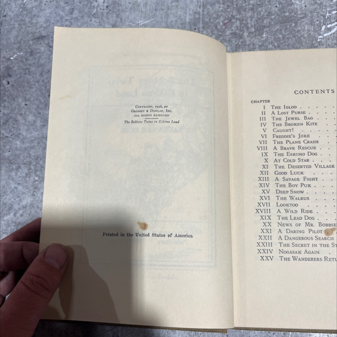 the bobbsey twins in eskimo land book, by laura lee hope, 1936 Hardcover image 3
