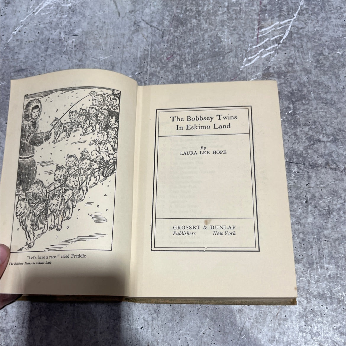 the bobbsey twins in eskimo land book, by laura lee hope, 1936 Hardcover image 2