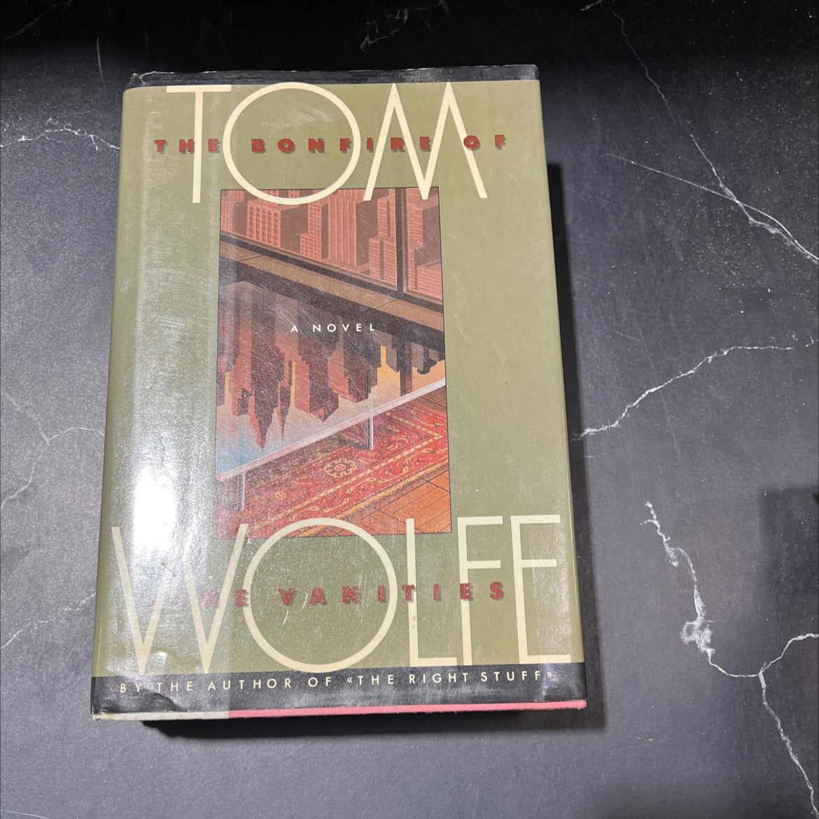 the bonfire of the vanities book, by Tom Wolfe, 1987 Hardcover image 1