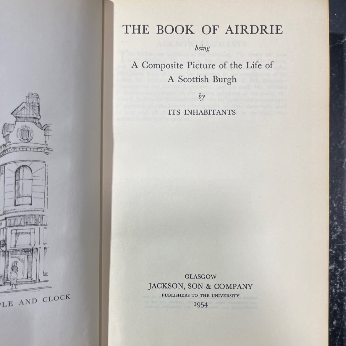 the book of airdrie being a composite picture of the life of a scottish burgh by its inhabitants book, by unknown, 1954 image 2