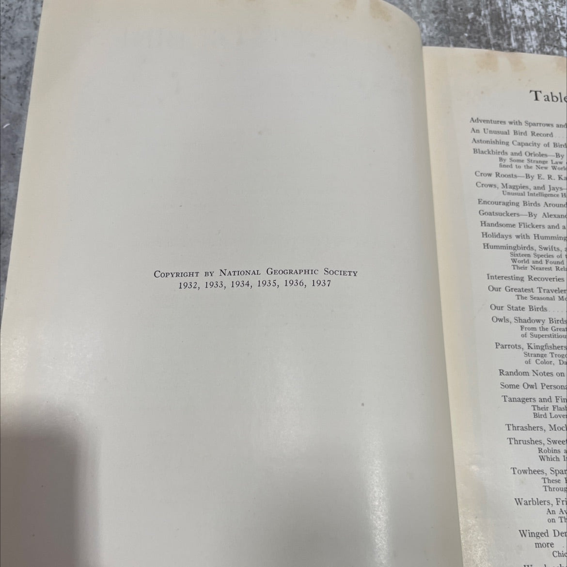 the book of birds book, by gilbert grosvenor, alexander wetmore, 1937 Hardcover image 3