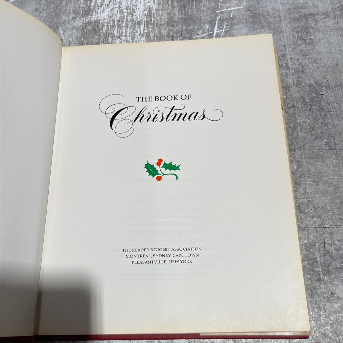 the book of christmas book, by unknown, 1973 Hardcover image 2