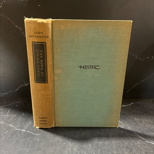 the book of living verse book, by louis untermeyer, 1945 Hardcover image 1