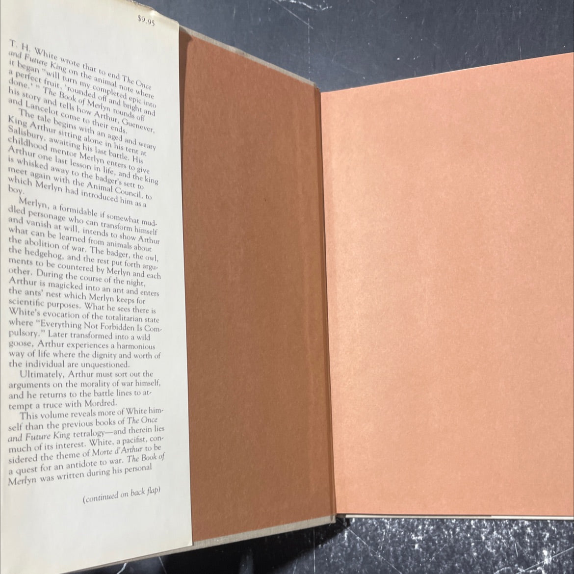 the book of merlyn the unpublished conclusion to the once and future king book, by T. H. White, 1977 Hardcover image 4