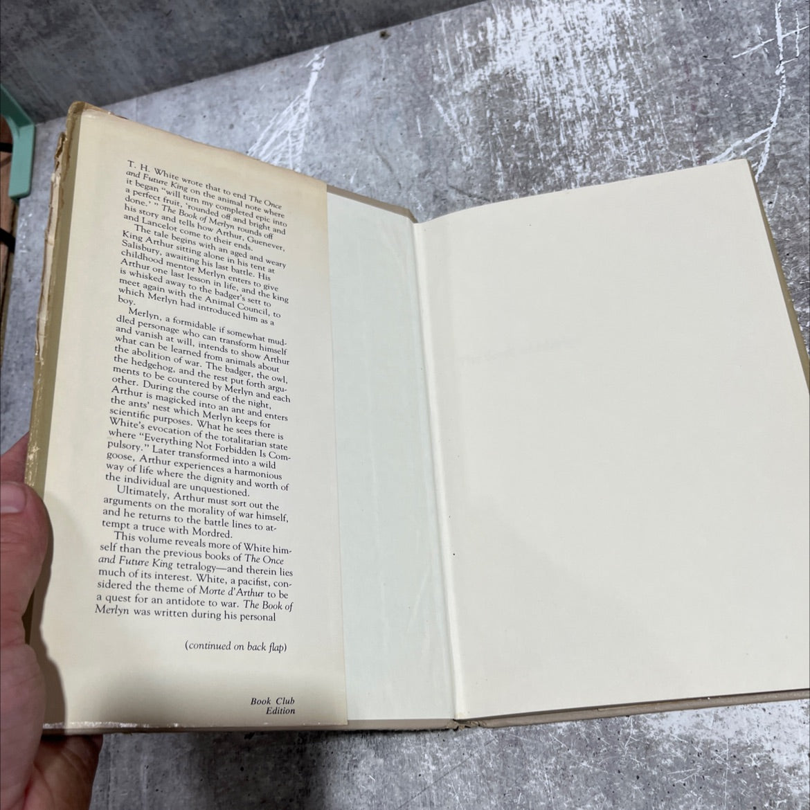 the book of merlyn the unpublished conclusion to the once and future king book, by T. H. White, 1977 Hardcover image 4