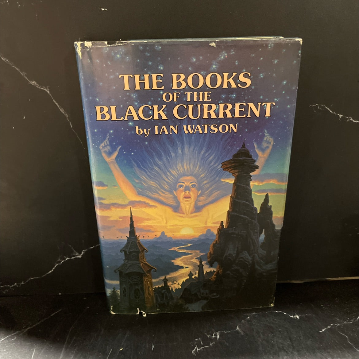 the books of the black gurrent book, by ian watson, 1985 Hardcover image 1