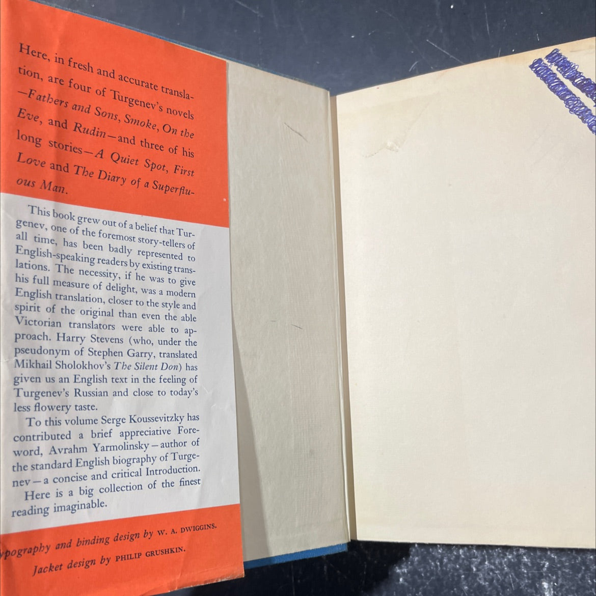 the borzoi book, by turgenev, 1955 Hardcover image 4