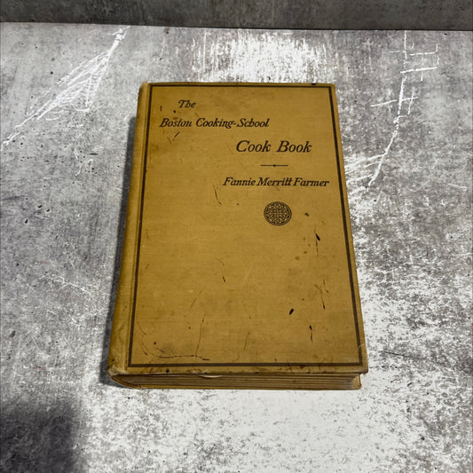 the boston cooking-school cook book book, by fannie merritt farmer, 1923 Hardcover image 1