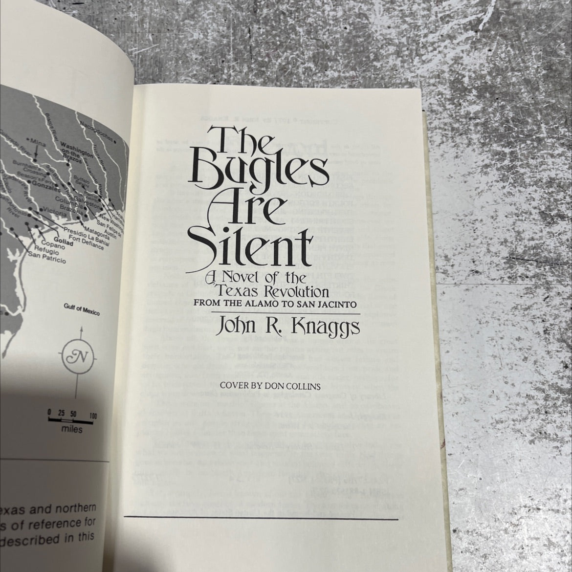 SIGNED the bugles are silent a novel of the texas revolution book, by john r. knaggs, 2005 Hardcover image 2